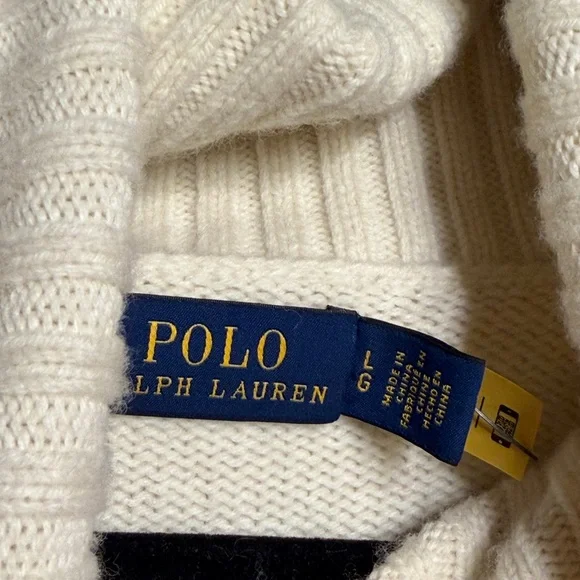 Polo Ralph Lauren Intarsia-Crest Wool Turtleneck - Picture 5 of 7